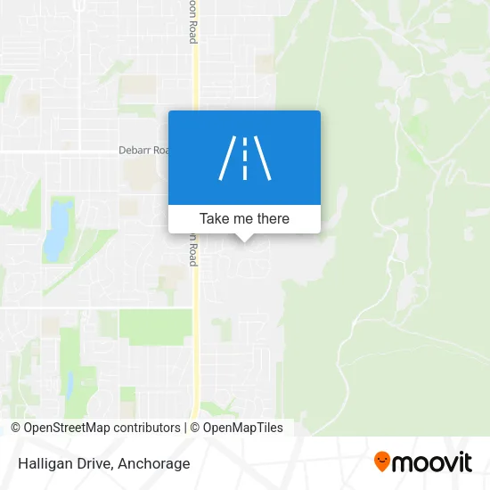 Halligan Drive map
