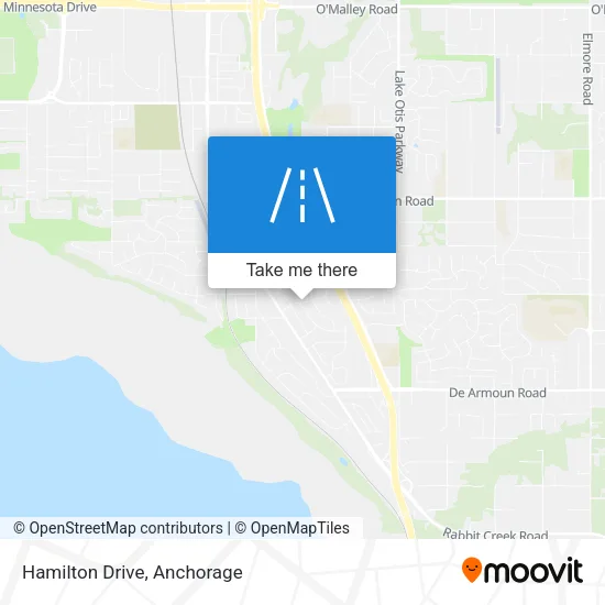Hamilton Drive map