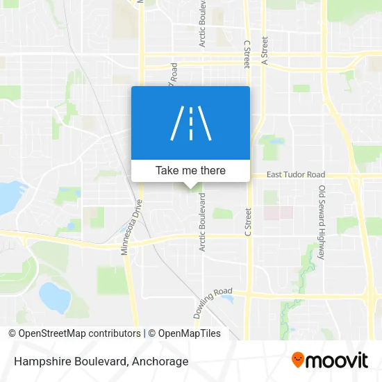 Hampshire Boulevard map