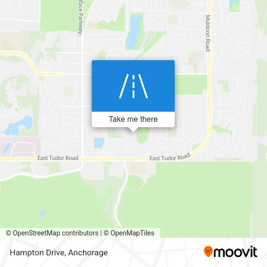 Hampton Drive map