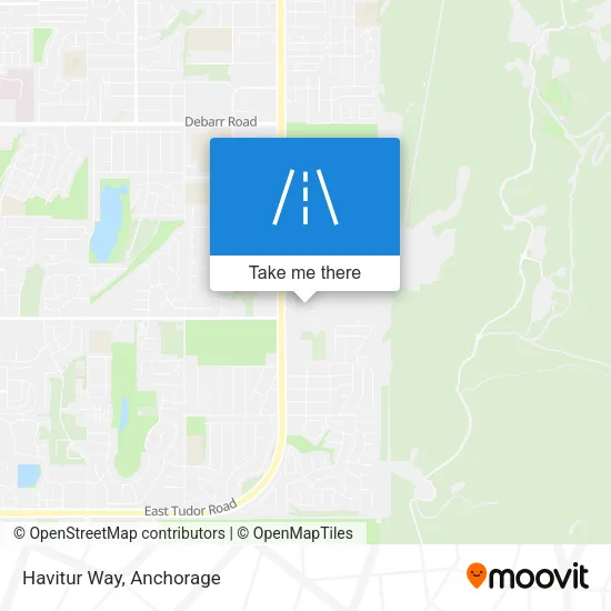 Havitur Way map