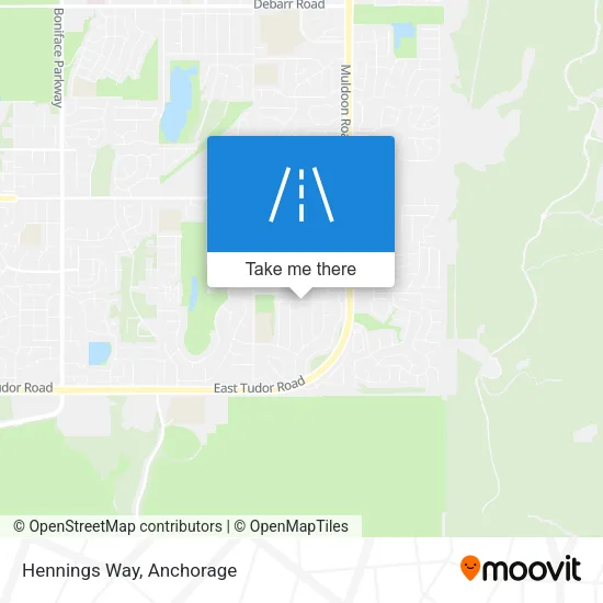 Hennings Way map