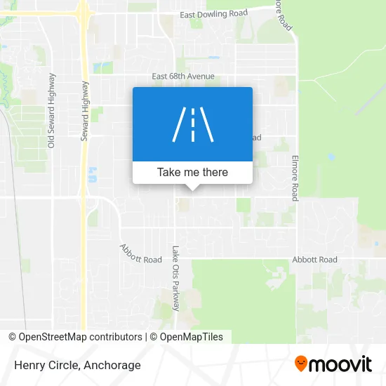 Henry Circle map