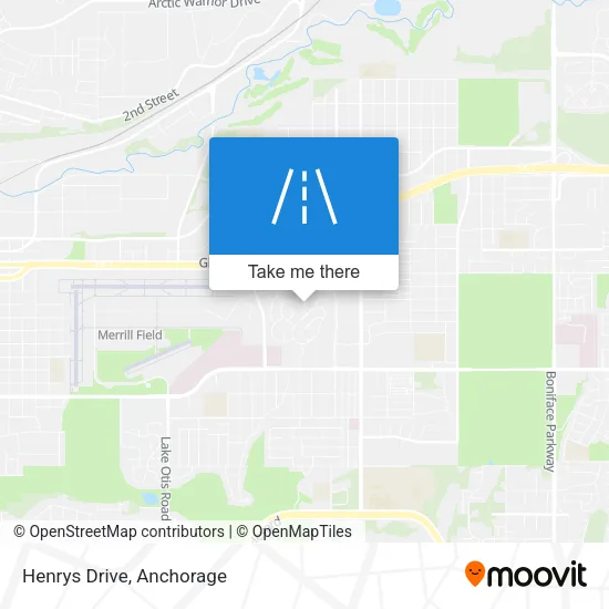 Henrys Drive map