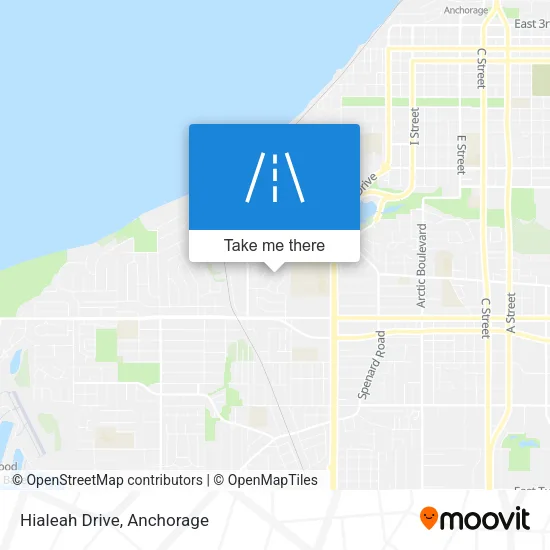 Mapa de Hialeah Drive