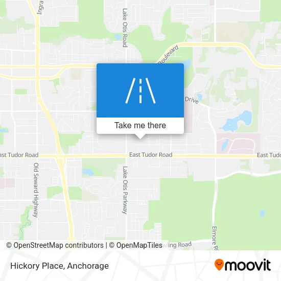Hickory Place map
