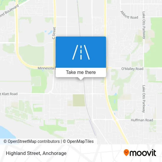 Highland Street map