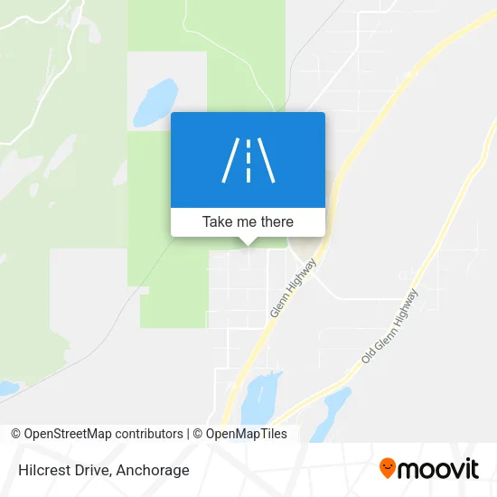Hilcrest Drive map