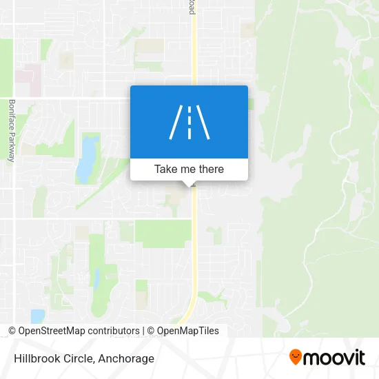 Hillbrook Circle map
