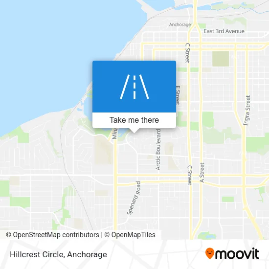 Hillcrest Circle map