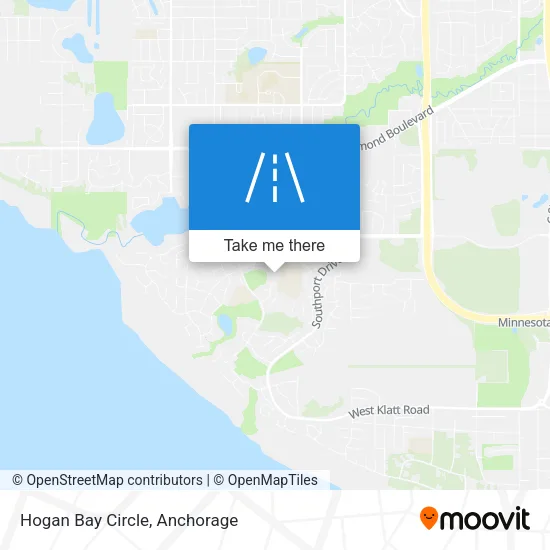 Hogan Bay Circle map