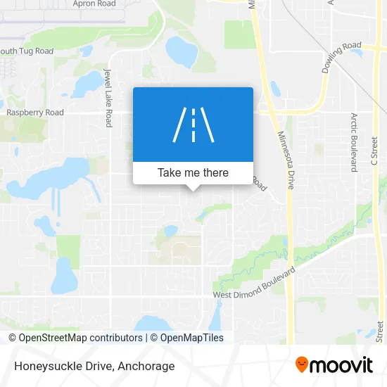 Honeysuckle Drive map