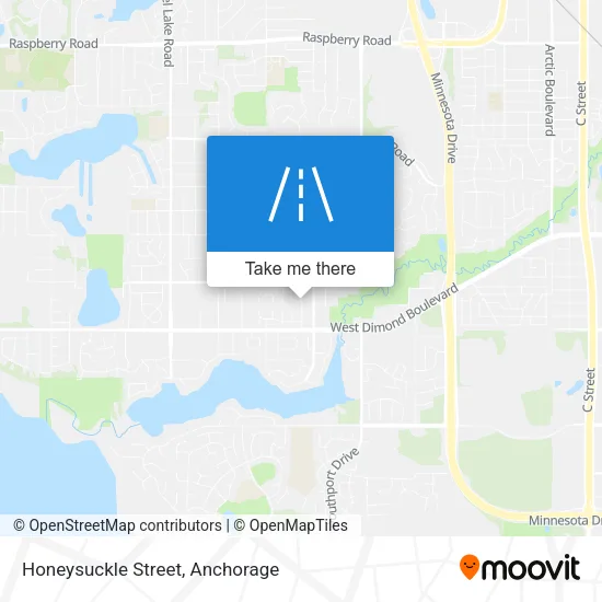 Honeysuckle Street map