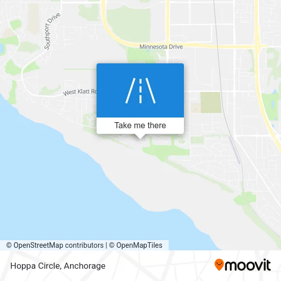 Hoppa Circle map