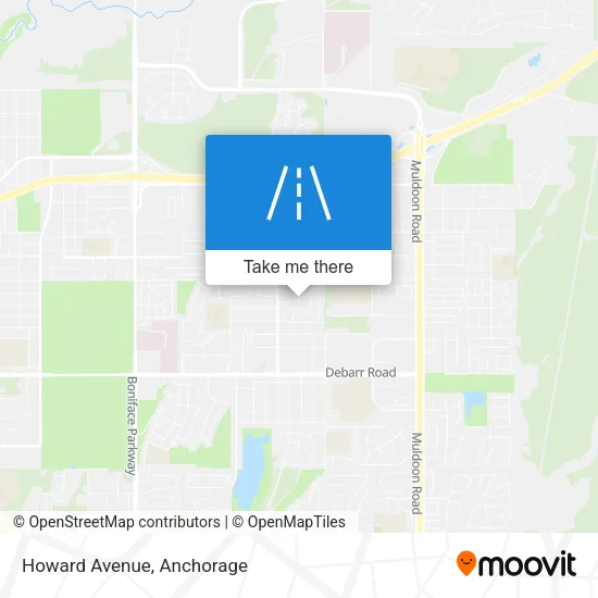 Mapa de Howard Avenue