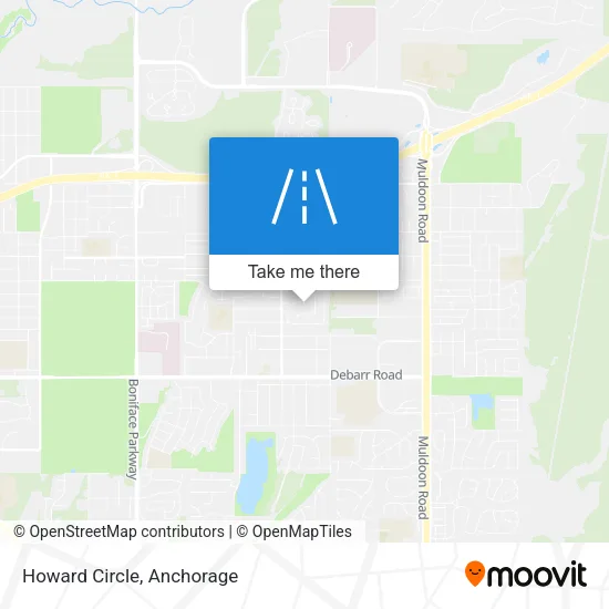 Howard Circle map