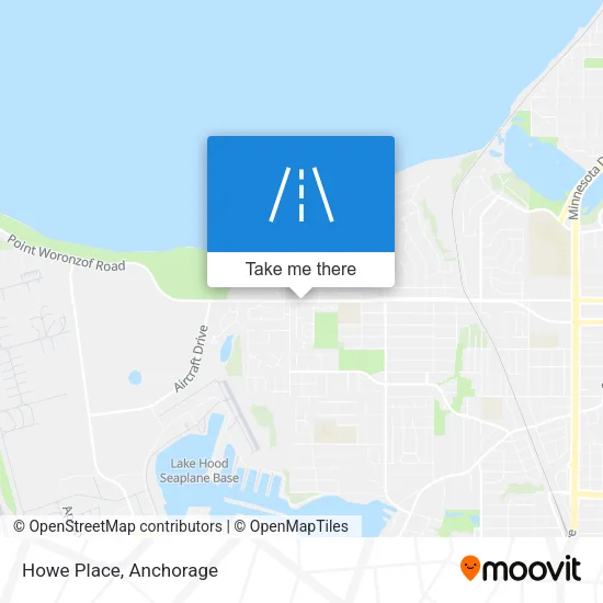 Howe Place map