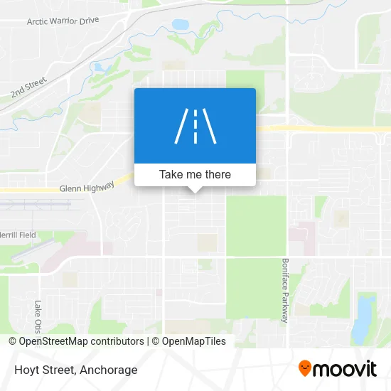 Hoyt Street map