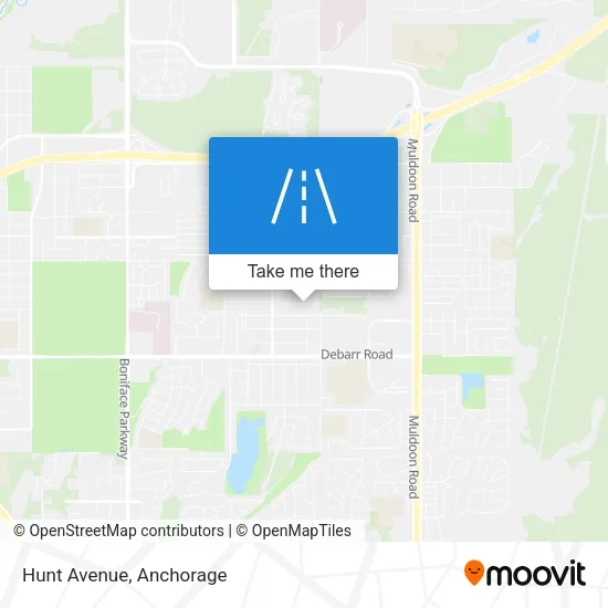 Hunt Avenue map