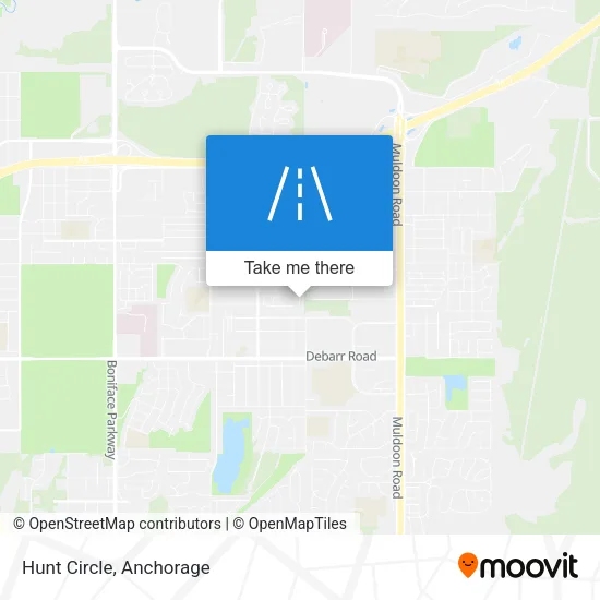 Hunt Circle map