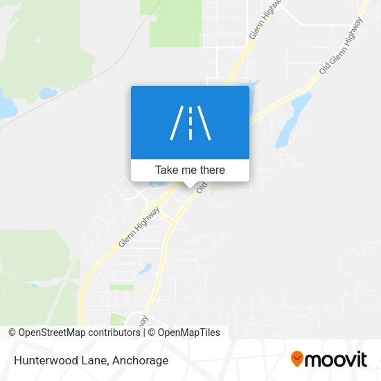Hunterwood Lane map