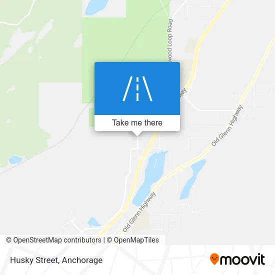 Husky Street map