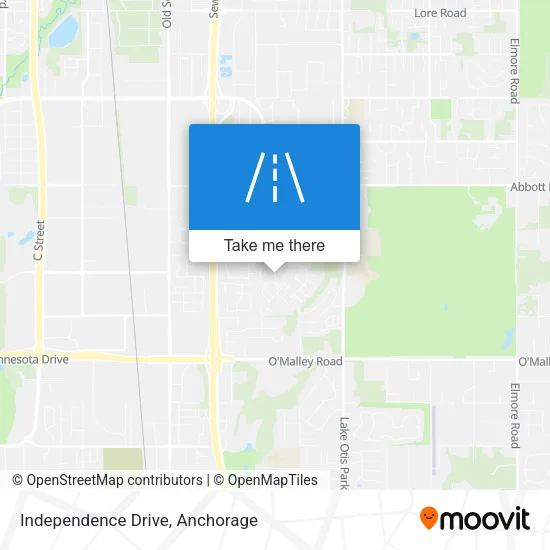 Independence Drive map