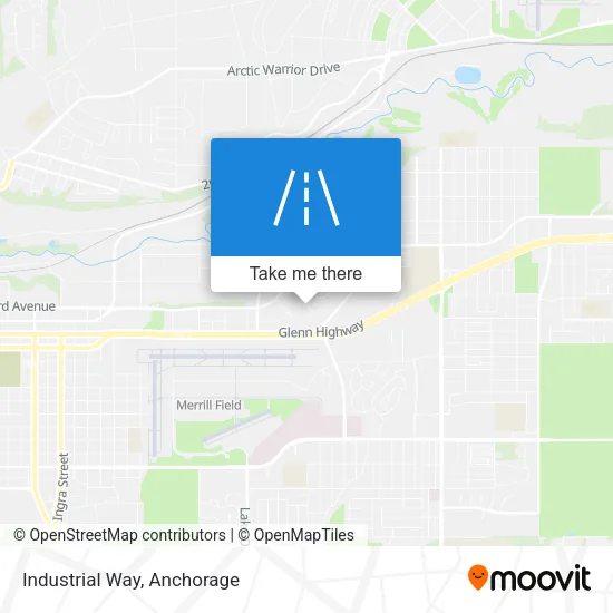 Industrial Way map