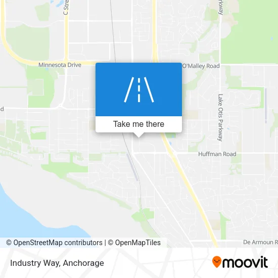 Industry Way map