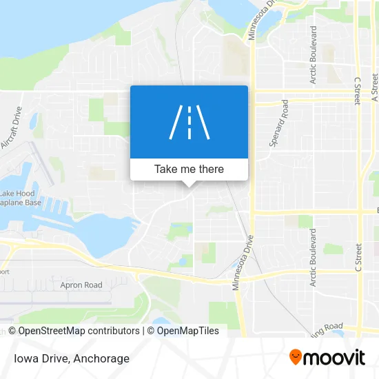Iowa Drive map