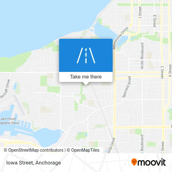 Iowa Street map
