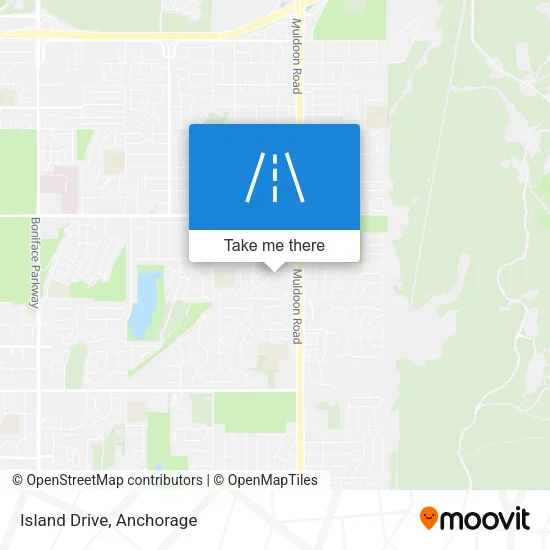 Island Drive map