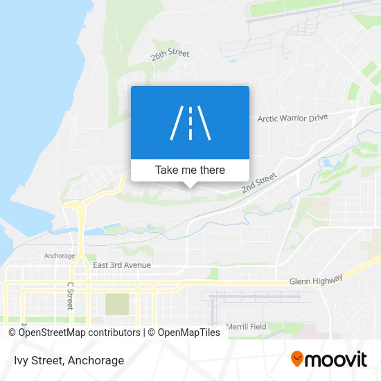 Ivy Street map
