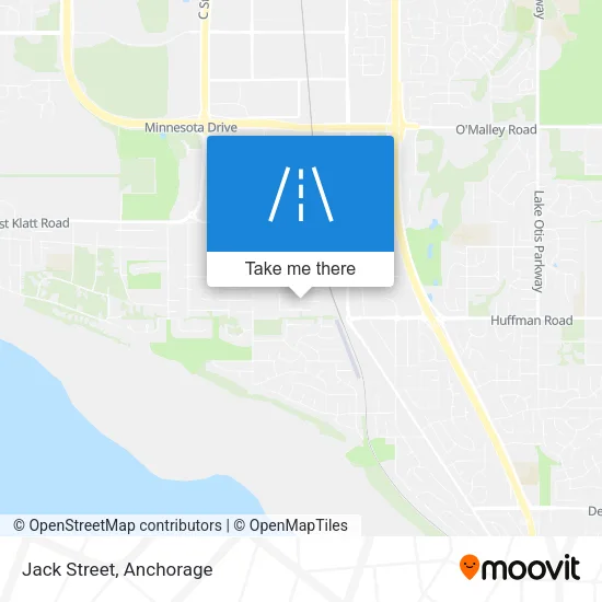 Jack Street map
