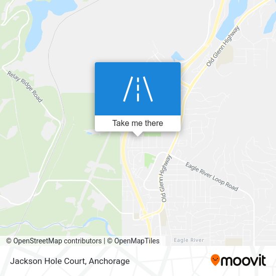 Mapa de Jackson Hole Court