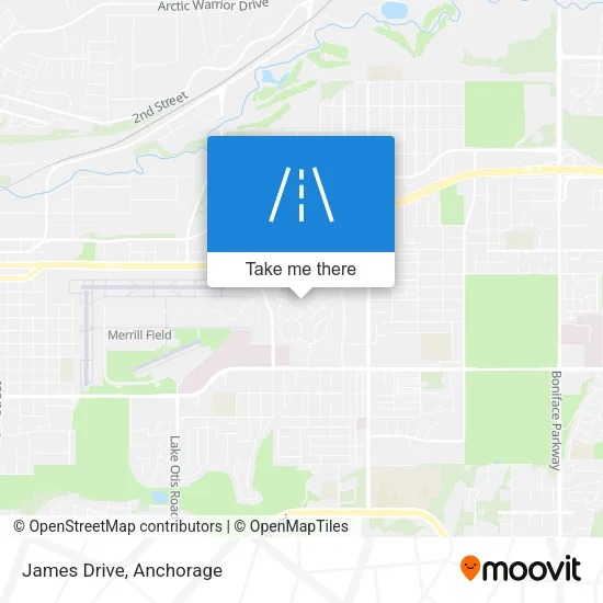 James Drive map