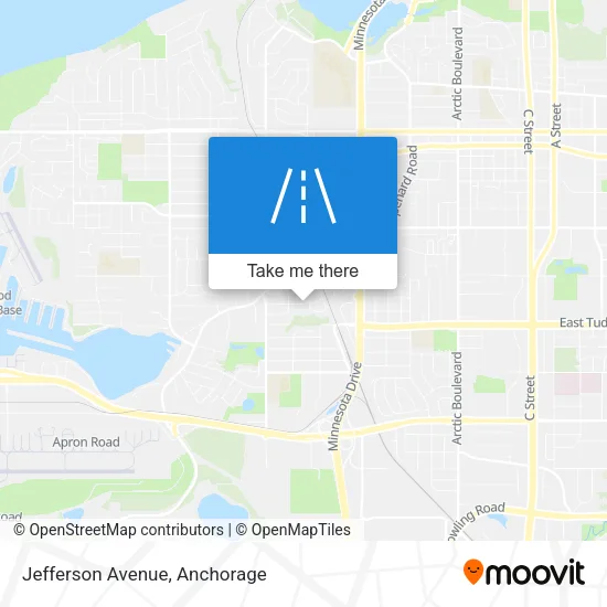Jefferson Avenue map