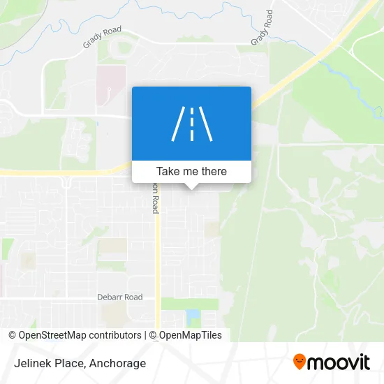 Mapa de Jelinek Place