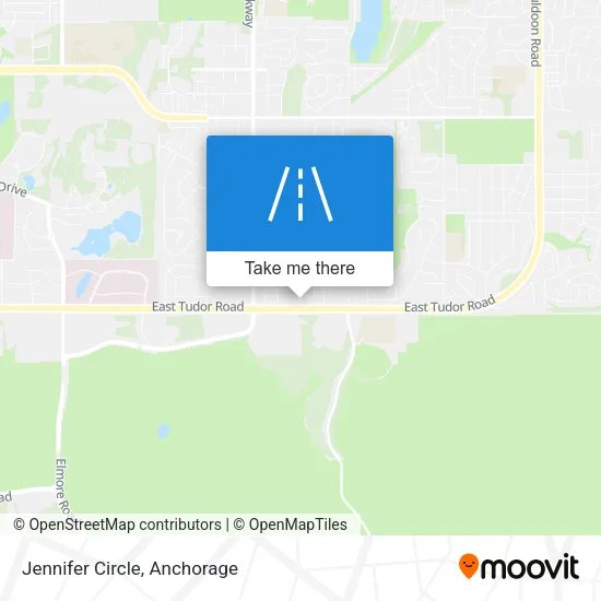 Jennifer Circle map