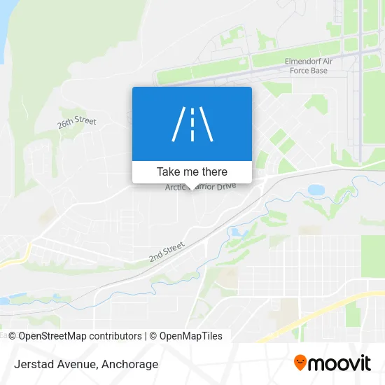 Jerstad Avenue map