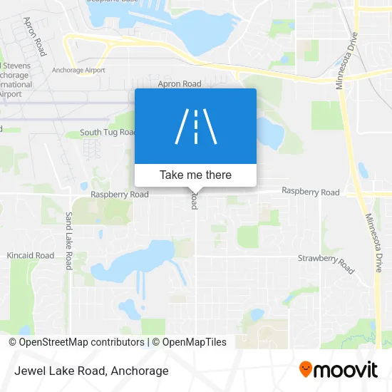 Jewel Lake Road map