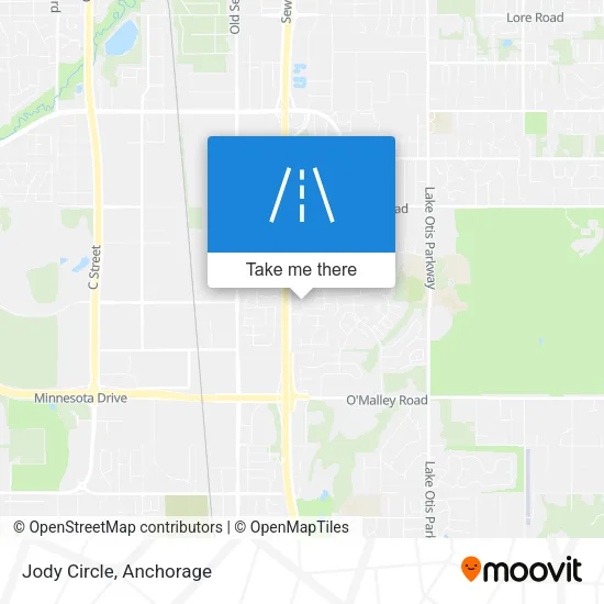 Jody Circle map