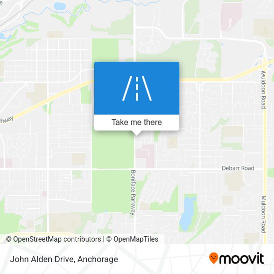 Mapa de John Alden Drive