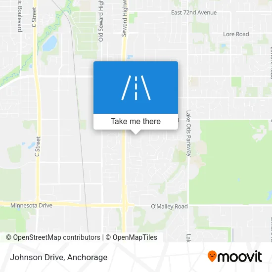 Johnson Drive map
