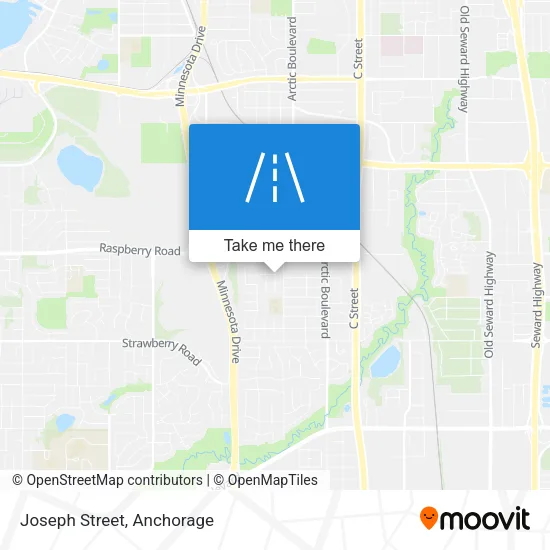 Joseph Street map