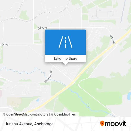 Juneau Avenue map