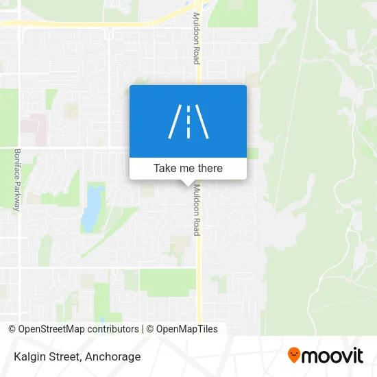 Kalgin Street map