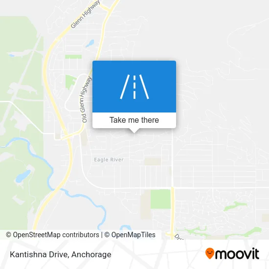 Kantishna Drive map