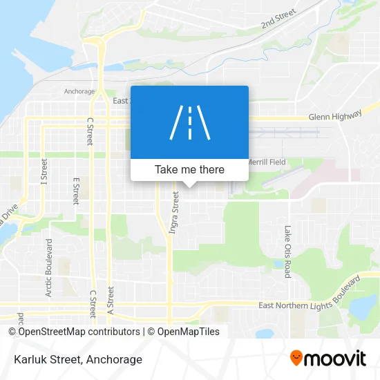 Karluk Street map