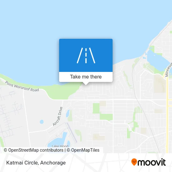 Katmai Circle map